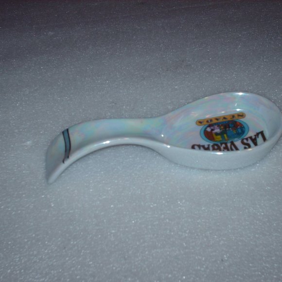 Las Vegas souvenir porcelain spoon rest - Picture 9 of 10